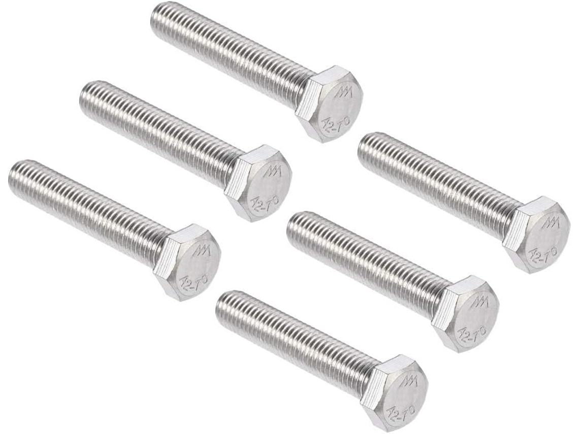 Parafuso Sextavado Xywhpgv M12 M12-1,75 x 65 mm em aço inoxidável