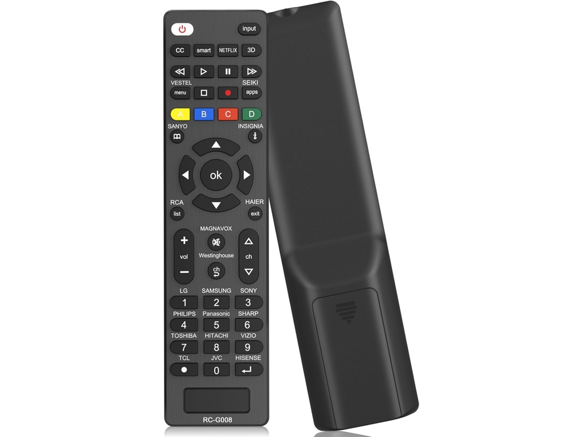 Controle Remoto Universal para Smart TVs (Preto)
