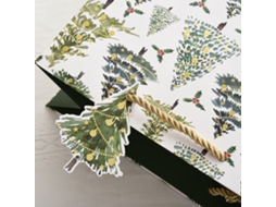 Sacolas De Natal Reutilizáveis Para Compras E Presentes De Natal, Incluindo Alimentos E Biscoitos.