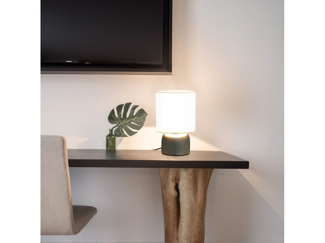 Vidaxl Candeeiros De Secretária Ativados Por Toque 2 Pcs Branco E14