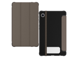 Capa de couro de fibra de carbono Webake para tablet inteligente