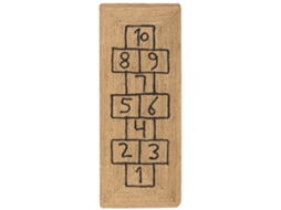 Alfombra Infantil Beliani Tavasa De Yute Natural 60x150
