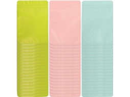 Sacos Reutilizáveis Yardwe Para Selar Lanches E Doces, 10, 5x 15cm, Plástico Pet Resistente, Fechamento Hermético Para