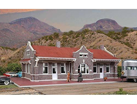 Edificios e Estruturas  Brick Mission Style Depot Train (Idade Minima: 8)