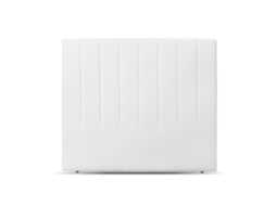 Cabeceira de Cama Nova York Altura SALDOSYSTOCKS Pele Sintética Branco (135x130x6cm)