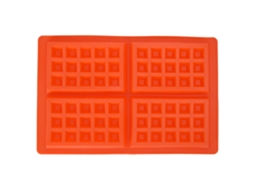 Molde De Silicona Para Waffles De 4 Cavidades Para Desayuno Y Horneado