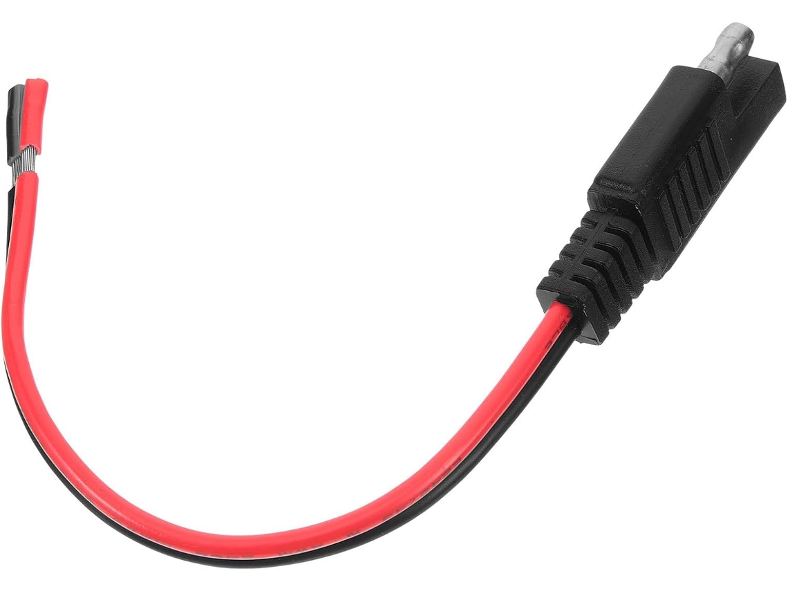 Cabo De Extensão Solar 14awg Com Conector Fêmea Sae, Bateria De 0,16 M