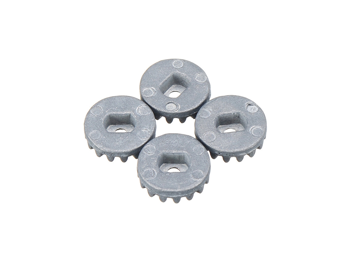 Conjunto de 4 Peças Wltoys 124016 124017 124018 124019 12429 1/12 Rc Car Spare Zinc Alloy 16t Diff Large Planetary Gear 1155 Vehicles Model Parts MDUG