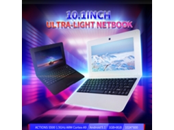 Netbook (portátil De 10,1 Polegadas) Actions S500 1,5ghz Arm Cortex-a9 1g+8g Android 5.1 Leve E Fino