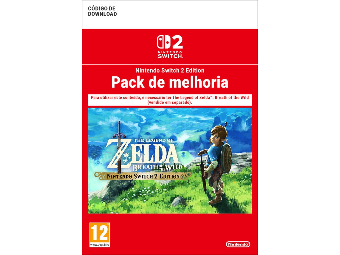 AOC The Legend of Zelda: Breath of the Wild — Nintendo Switch 2 Edition UPGRADE PACK (Formato Digital)