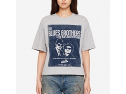 Rockinstone The Blues Brothers Movie Blues Poster Gray Adult T-shirt Size:xl