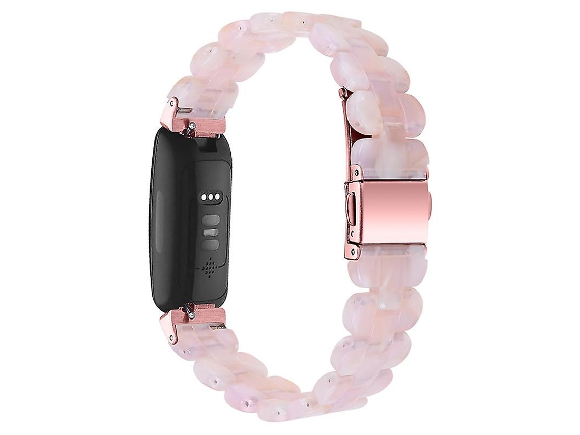 Pulseira esportiva oval de resina para Fitbit Inspire 1/2/Inspire HR, design Nougat Ly Ebike
