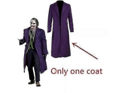 Traje De Cosplay Heath Ledger Joker De The Dark Knight Jaqueta Roxa Para Halloween Adultos Unisex S-mujer Apenas O Casaco