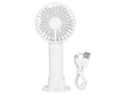 Ventilador Portátil Mini Usb Recarregável Branco