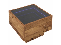 Mesa de centro Madeira Antiga 40 x 40 x 30 cm - Exclusiva da Maison