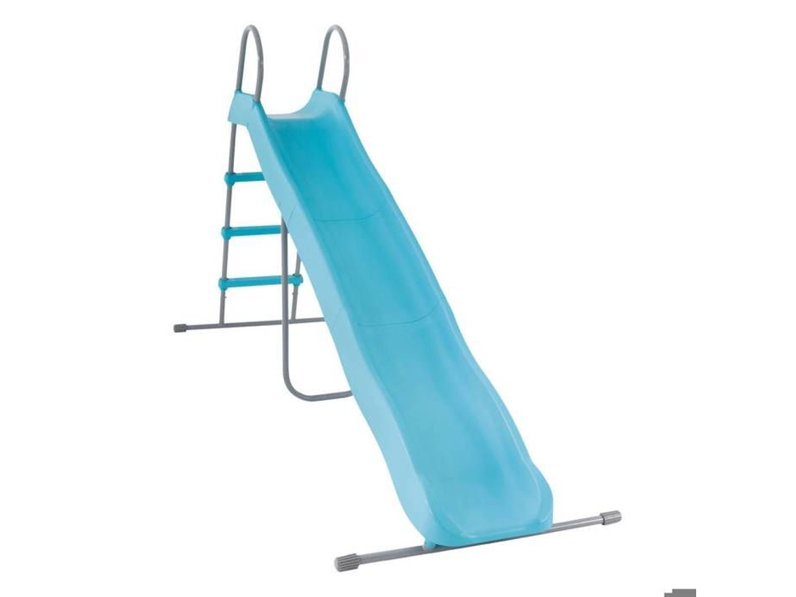 Conjunto 1 Escorregador Independente Intex Azul Polipropileno (2,44 M)