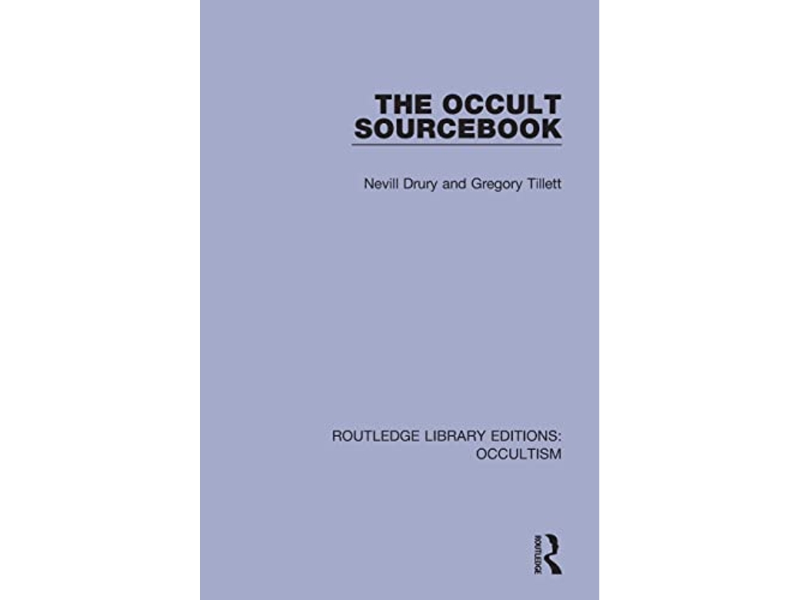 Livro Occult Sourcebook de Nevill Drury e Gregory Tillett (Inglês)
