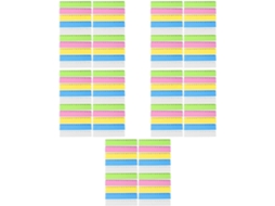 Réguas De Plástico Coloridas, 125 Peças, Para Estudantes Réguas Retas