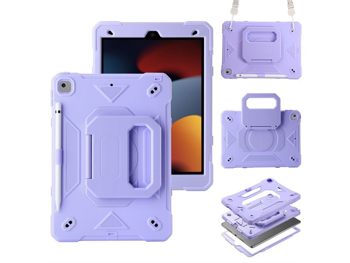 Lurelia Capa Para Ipad (a16) 11.ª Geração 2025 Com Compartimento Para Caneta, Roxo, Suporte Integrado
