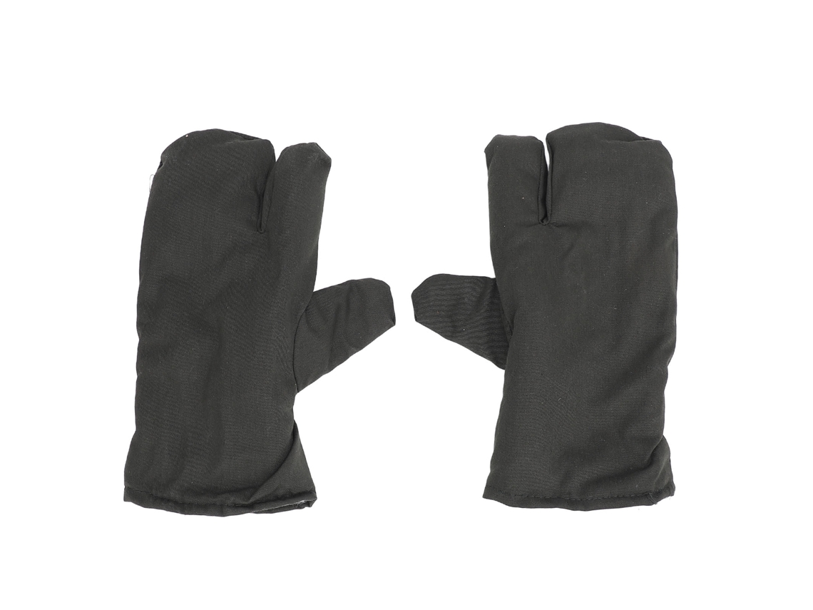 Luvas Verdes De 1 Par 3 Dedos Térmicas De Inverno Quentes Para Tempo Frio, Proteção, Treinamento Ao Ar Livre, Armazenamento, Trabalho E Manuseio