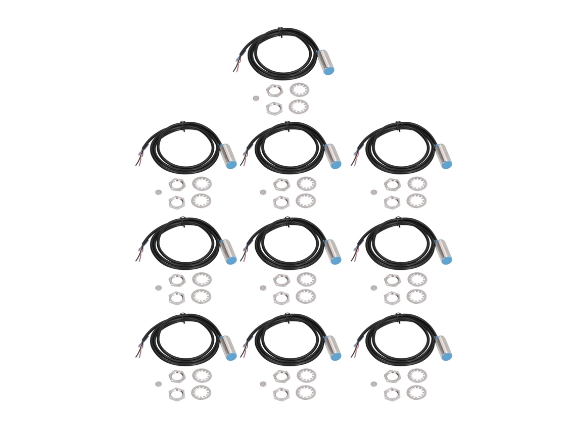 CONJUNTO DE 10 SENSORES DE PROXIMIDADE HKJ NPN