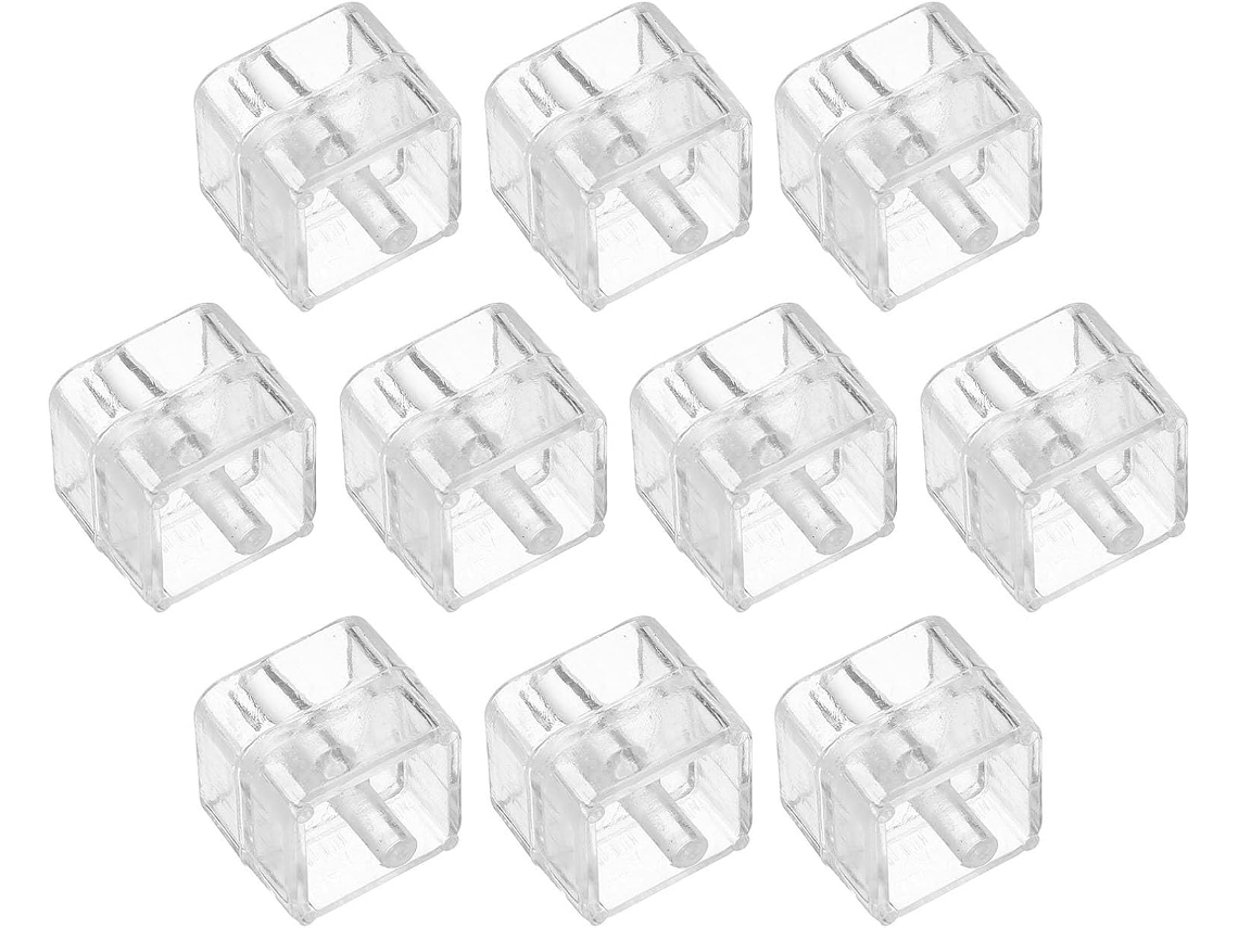 Conjunto Fuoyloo com 10 núcleos de reposição para dispensador de adesivo pequeno, 10 núcleos de plástico reutilizáveis.