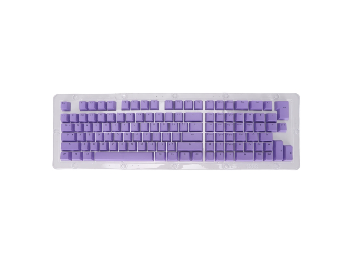 Aetheria teclas de Teclado Mecânico Pbt Oem 114 Teclas Translúcidas Coloridas para Backlit Mini Roxo