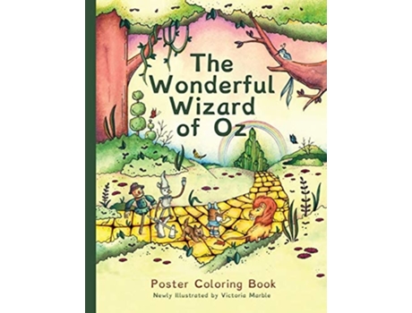 Livro The Wonderful Wizard of Oz Poster Coloring Book MCP Classic de L Frank Baum (Inglês)