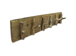 Vidaxl Bengaleiro De Parede Mistura De Madeiras Recicladas 60x15 Cm