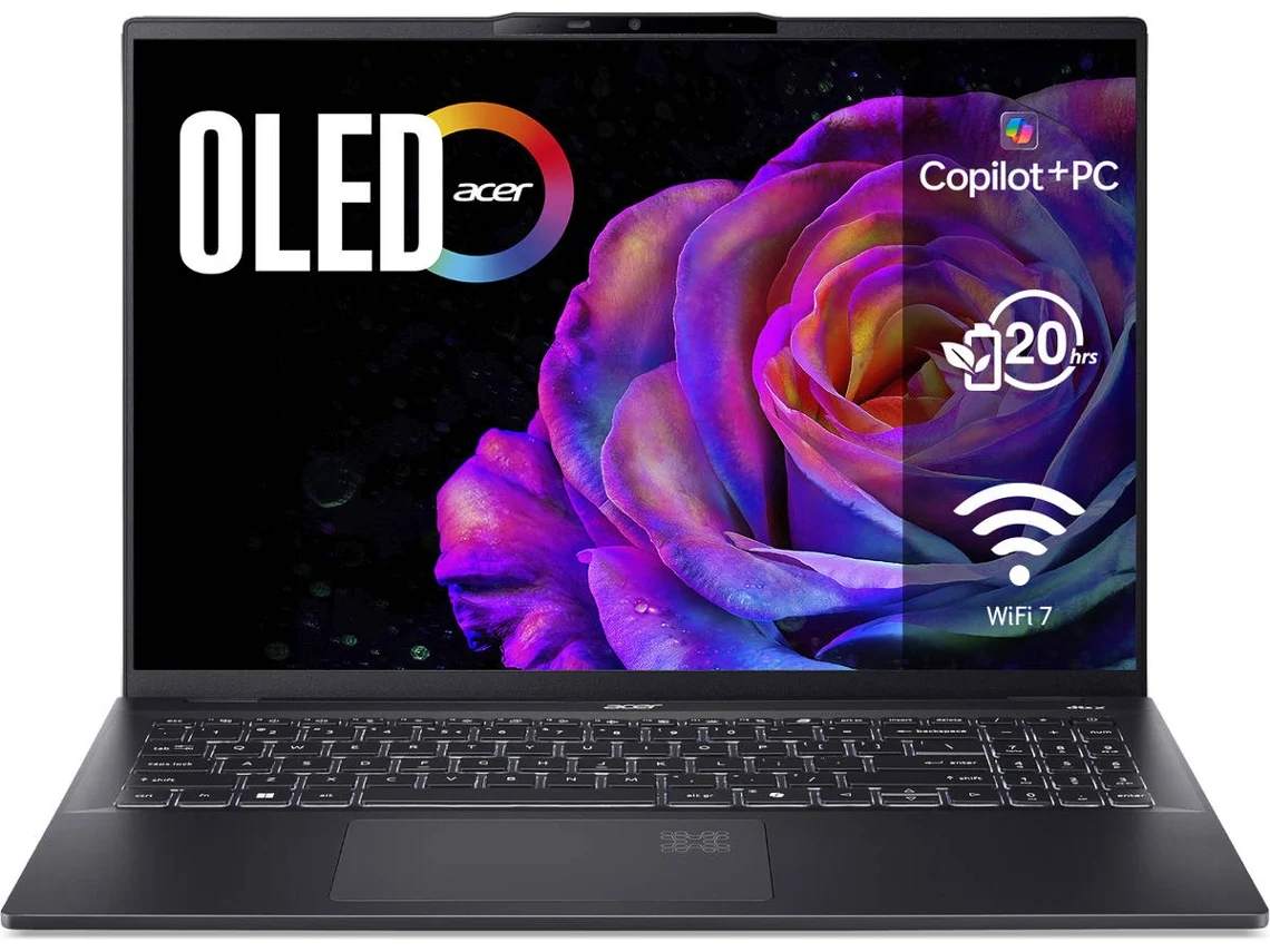 Portátil ACER Swift (16'' - Intel Core Ultra 9 288V - RAM: 32 GB - 1 TB SSD - Intel Arc Graphics)
