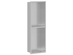 Conjunto 1 Armazenamento Para Banheiro Vidaxl Prateado Aço Inoxidável (60 X 20 X 9,5 Cm)