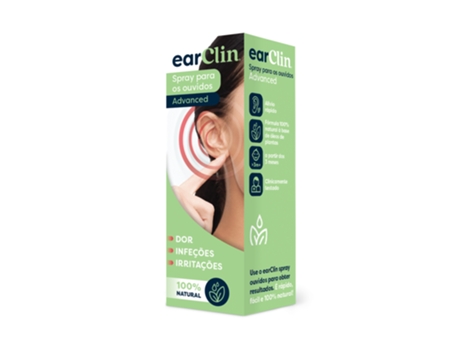 Spray Auricular Tratamento Infeções 15 Ml Earclin