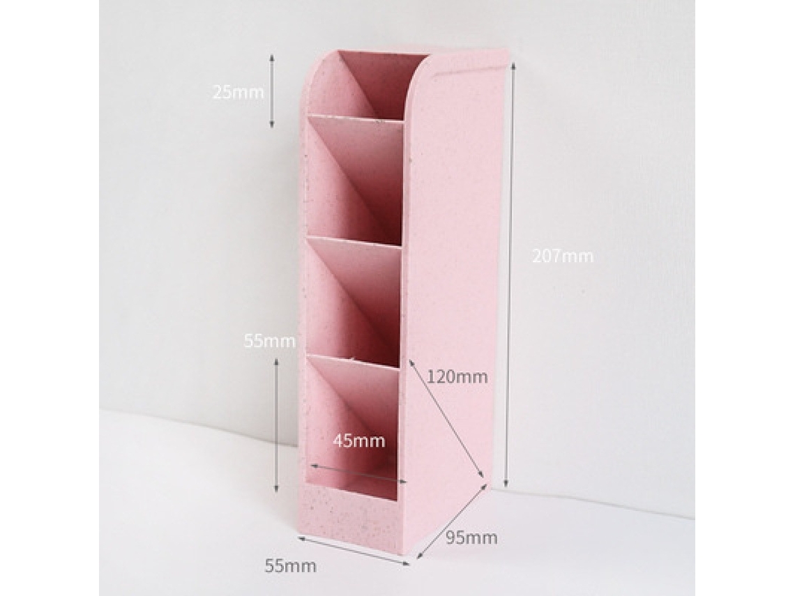 Estojo Porta, Lápis Multifuncional, Tamanho: Cor: Rosa BRILVIBERA