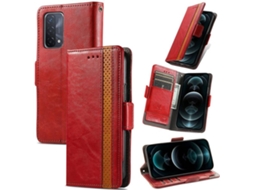 Capa Oppo A54 5G, A74 5G, A93 5G HFS HOUSE Business Style Vermelho