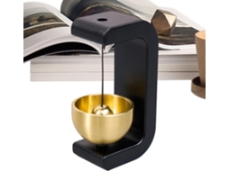 Sino de Vento Magnético, 12 Cm, em Formato de C,, para Lojistas, com Ímã Forte, Alarme Simples para Abertura de Portas CHABERLU