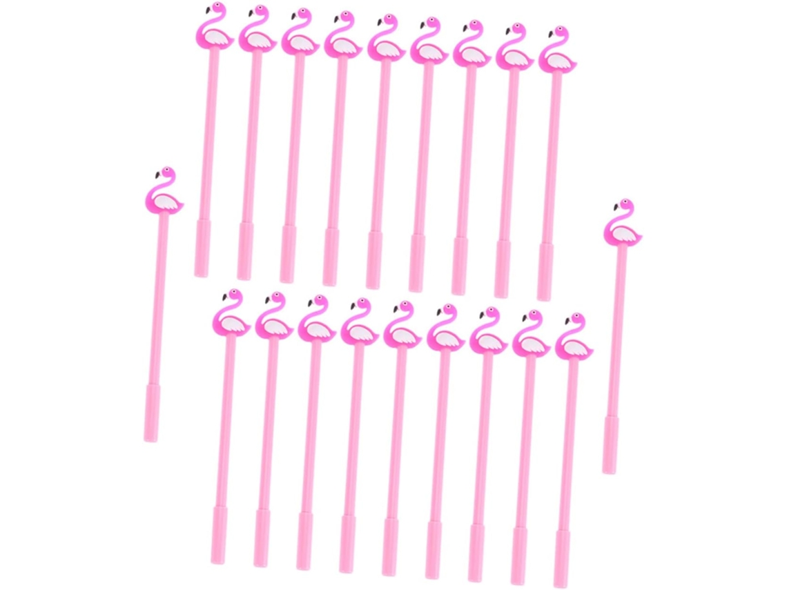 Caneta Em Gel Veemoon 0,5 Mm Rosa, Pacote Com 20 Unidades, Plástico,
