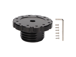 Volante Profissional De Alumínio Para Jogos, Cubo De Volante Para Thrustmaster T300 T500 Ts Pc Ts Xw, Preto Slowmoose