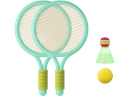 Conjunto De Raquete Tênis Infantil Com Bolas, Brinquedo Em Pvc, Para Crianças Pequenas, Esportes Ao Ar Livre E Ambientes Fechados -aquaforge