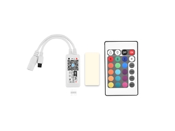 Controlador LED RGB com controle remoto de 24 teclas EOOCOO