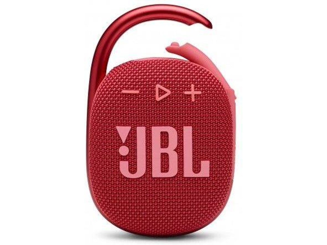 Coluna Bluetooth JBL Clip 4 (Autonomia: 10 h - Vermelho)