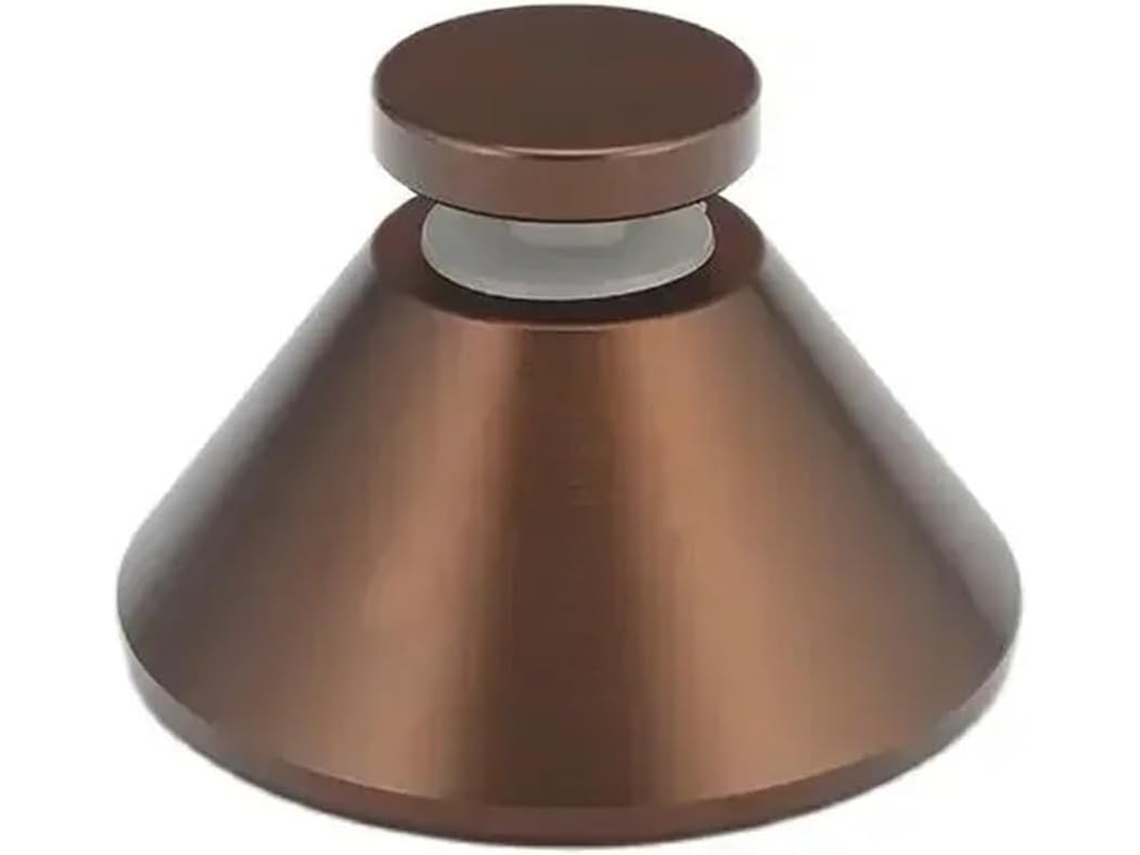 1-puxador Cônico De Aço Inoxidável Para Porta Banheiro, Com Furo Único, Formato Redondo, Ideal Para Banheiros Com