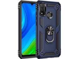 Capa Defesa Párachoques Armadura para Huawei P Smart 2020 HONGWE. Silicone Anti-Choque Azul