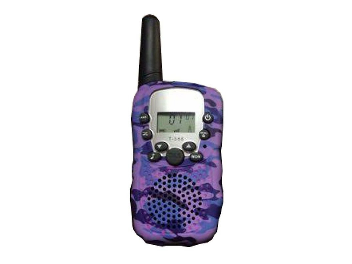 Walkie Talkie Infantil Para Atividades Ao Ar Livre Entre Pais E Filhos, Mini Walkie Talkie Portátil Sem Fio, Camuflado Roxo Aquaforge
