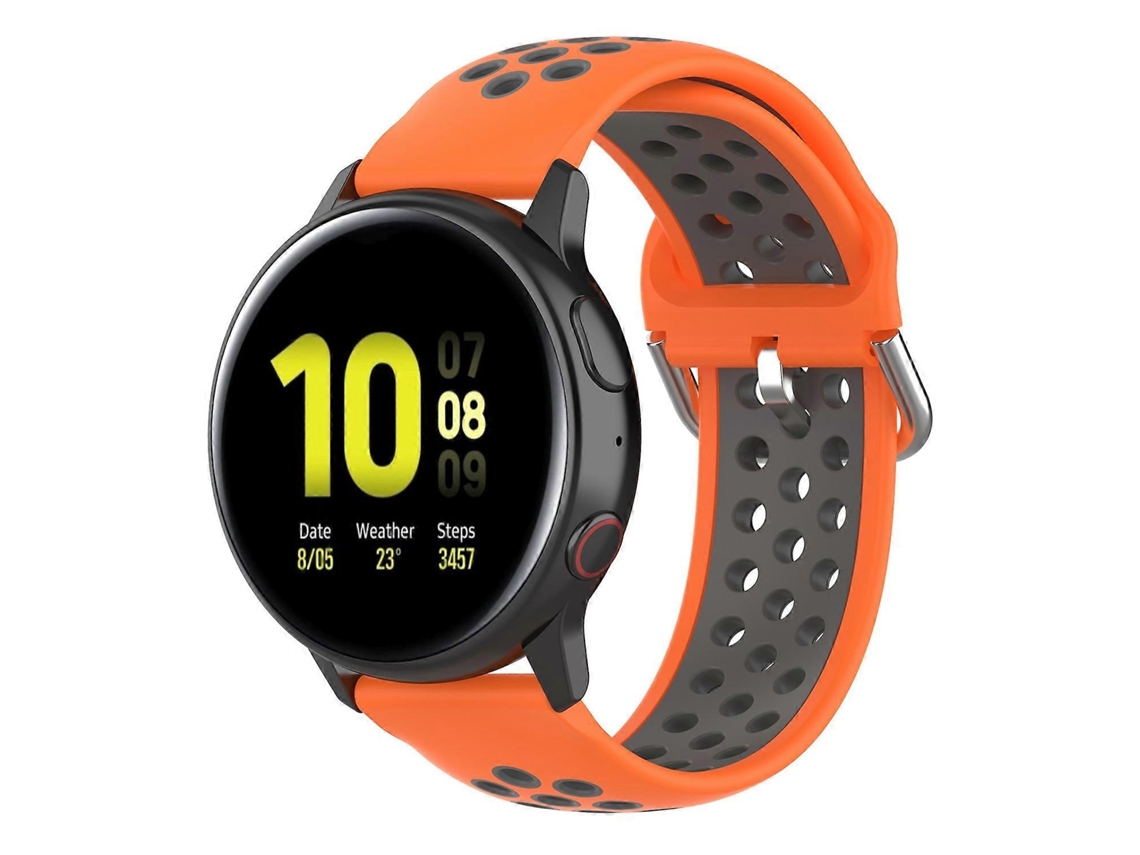 Pulseira Esportiva Bicolor Com Fecho De 20 Mm Para Galaxy Watch Active2 / Active.