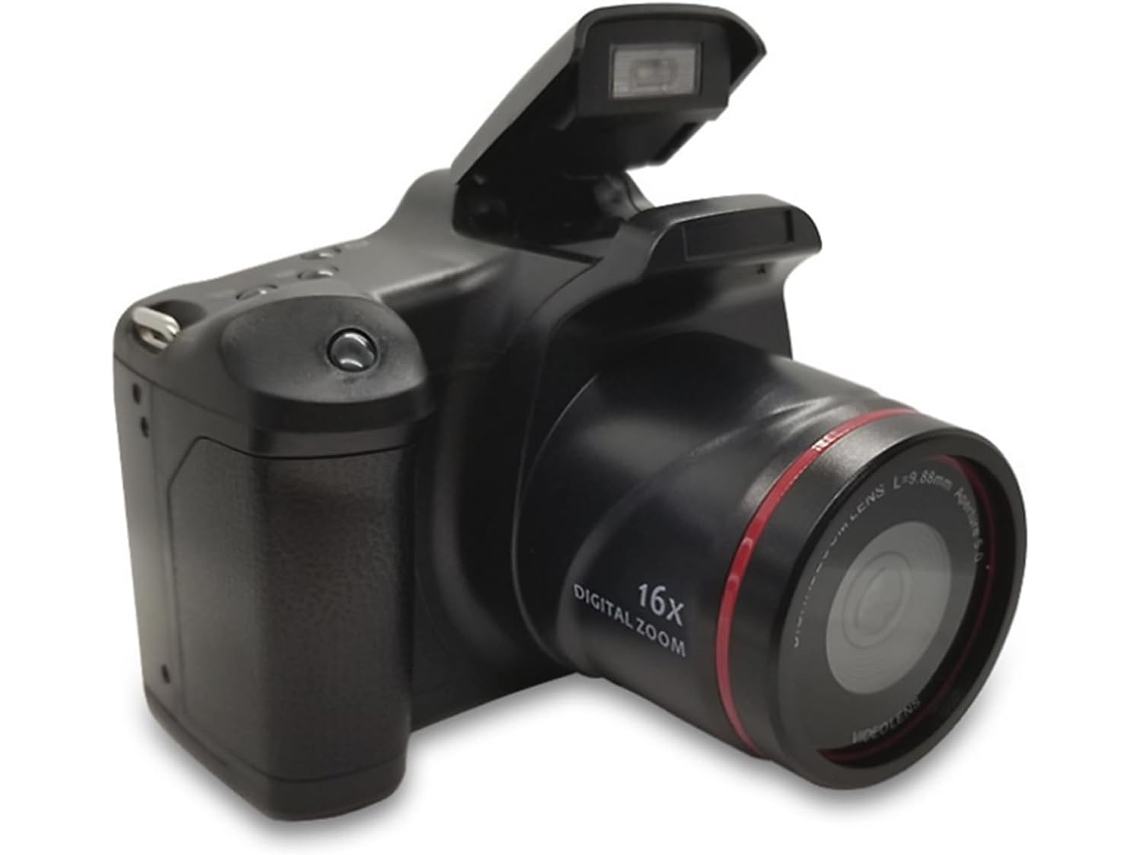 Câmera Digital Com Zoom De 16x, Compatível Com Cartão Sd, Funciona Com 4