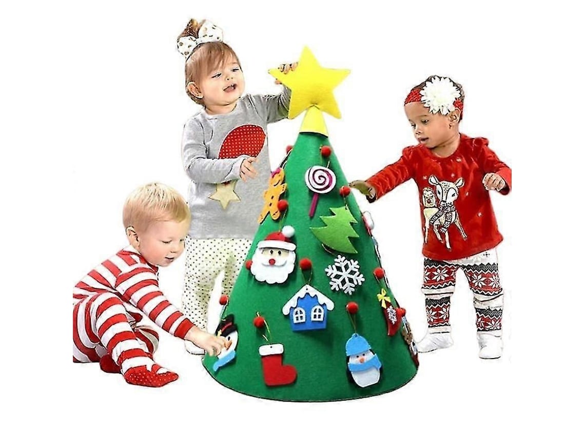Árvore De Natal Tridimensional Didática Para Crianças