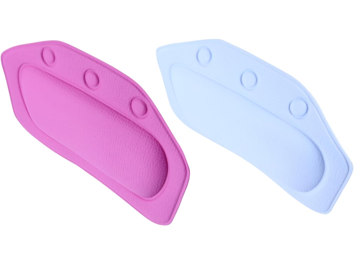 De 2 Almofadas De Banho Antiderrapantes Em Pvc, Almofadas Ergonômicas Para Suporte Da Cabeça E Pescoço, Ideais Para Spa Gokoco
