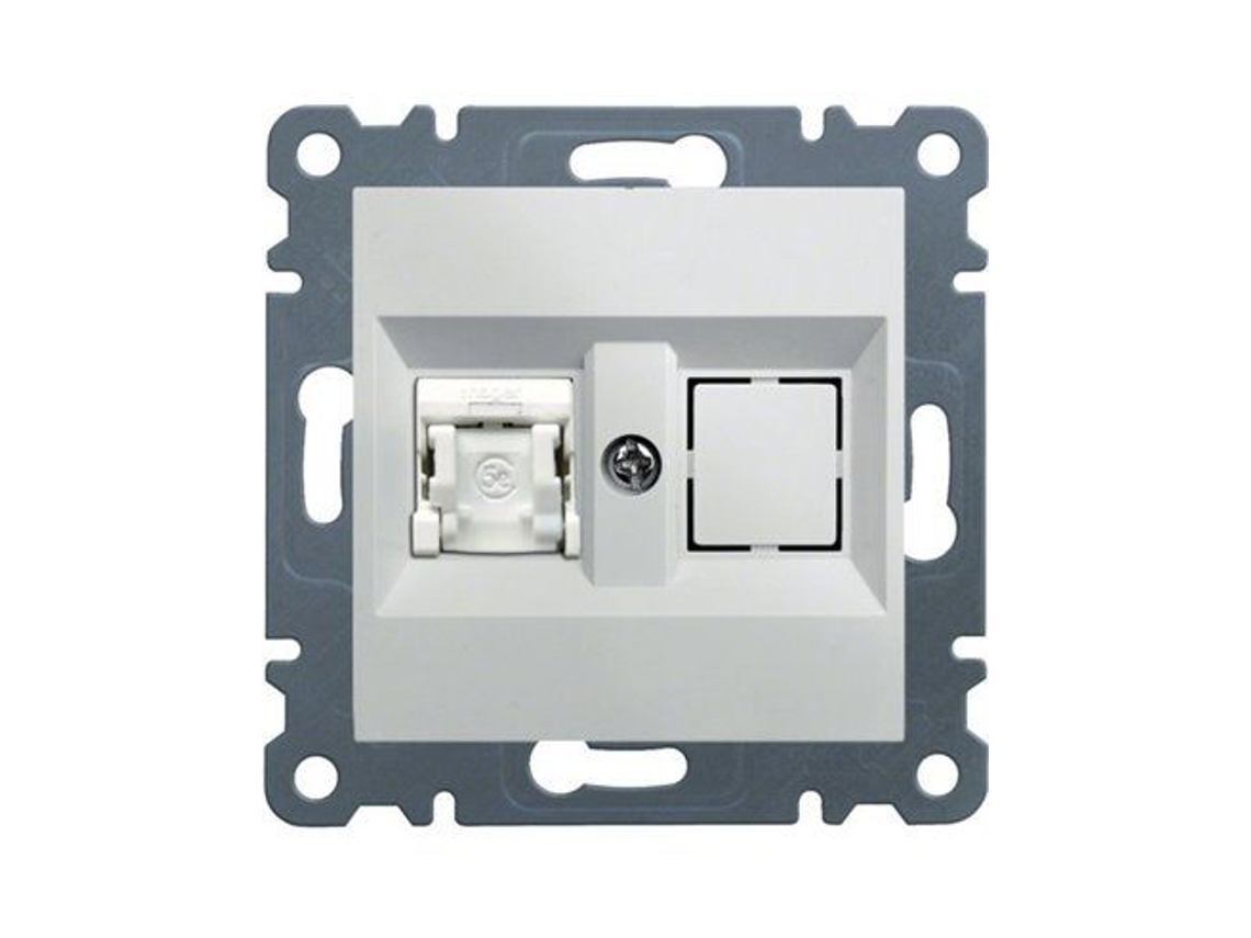 Lumina | Soquete 1xrj45 Categoria 6 Utp Branco Polar Wl2150 Hager