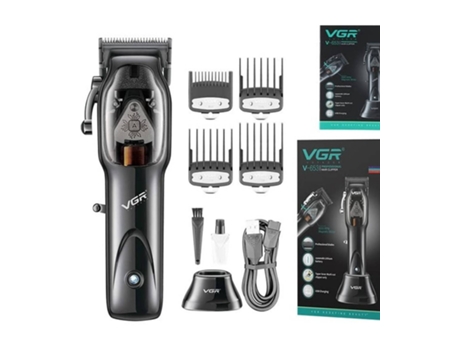 Máquina de cortar cabelo sem fio recarregável profissional para homens 0 mm Vgr653