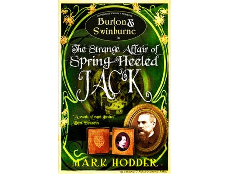 Livro burton and swinburne in the strange affair of spring heeled jack de mark hodder (inglês)